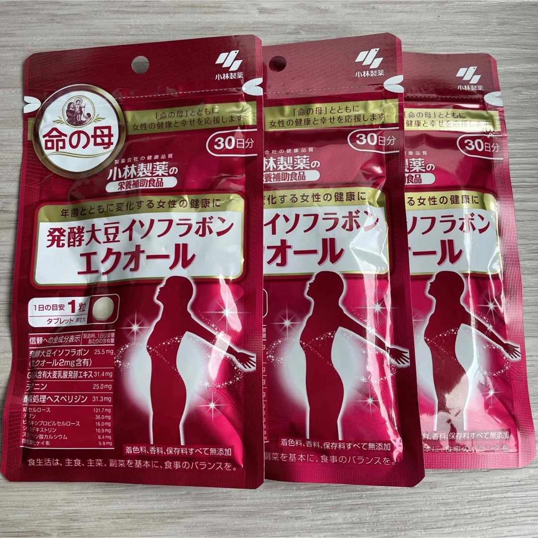 小林製薬(コバヤシセイヤク)の小林製薬の栄養補助食品 発酵大豆イソフラボン エクオール 30粒 コスメ/美容のダイエット(ダイエット食品)の商品写真