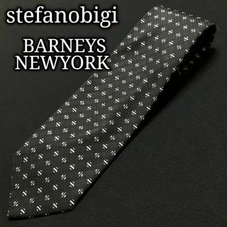 ステファノビジ(STEFANOBIGI)のステファノビジ×バーニーズ ドット ブラック ネクタイ A102-H01(ネクタイ)