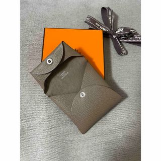 エルメス(Hermes)の最終値下げ！エルメス バスティア 新品未使用 小銭入れ　コインケース　エトゥープ(コインケース/小銭入れ)