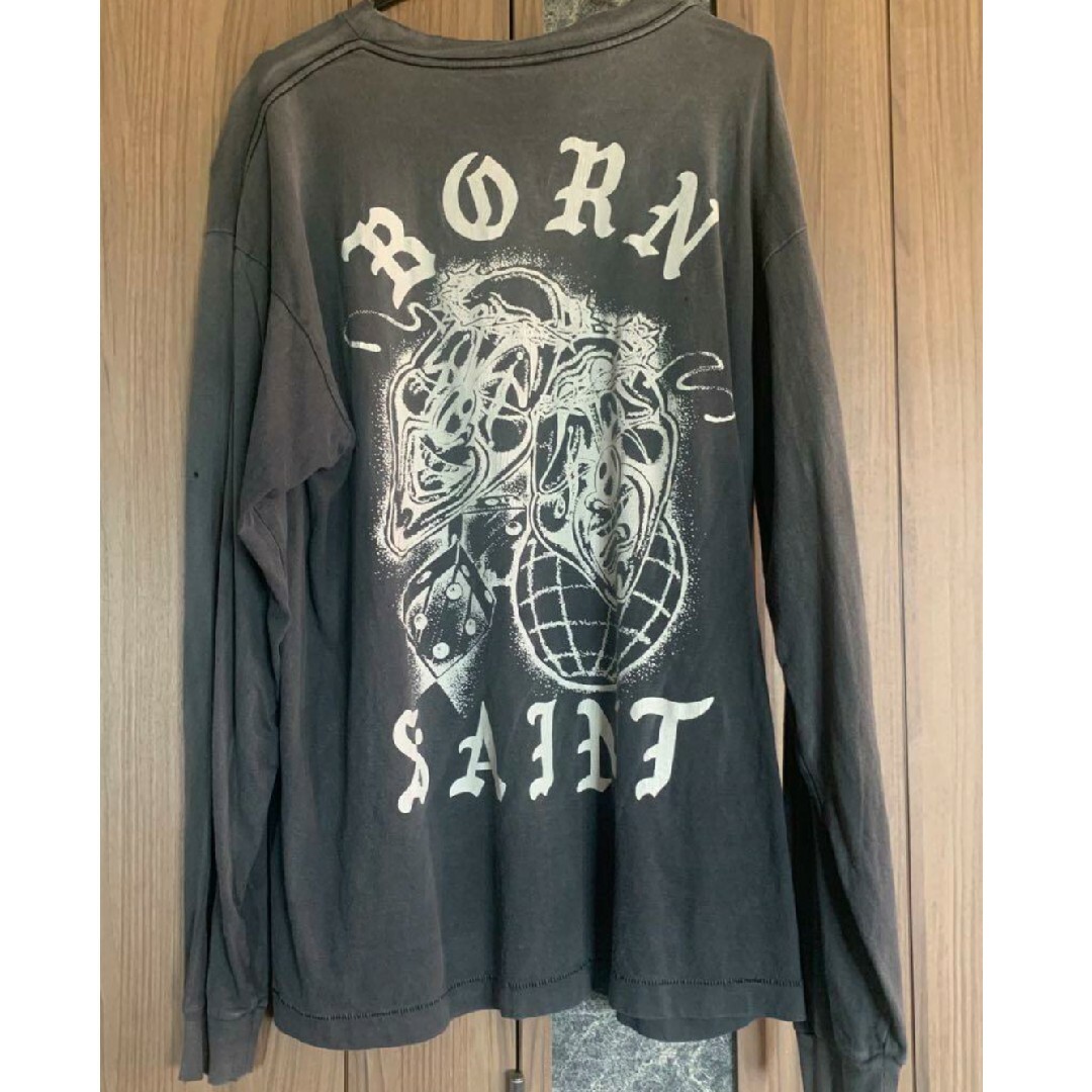 SAINT MICHAEL × BORN X RAISED LS TEE   Tシャツ/カットソー七分/長袖