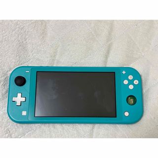 ニンテンドースイッチ(Nintendo Switch)のジャンク Nintendo Switch lite ターコイズブルー 本体(携帯用ゲーム機本体)