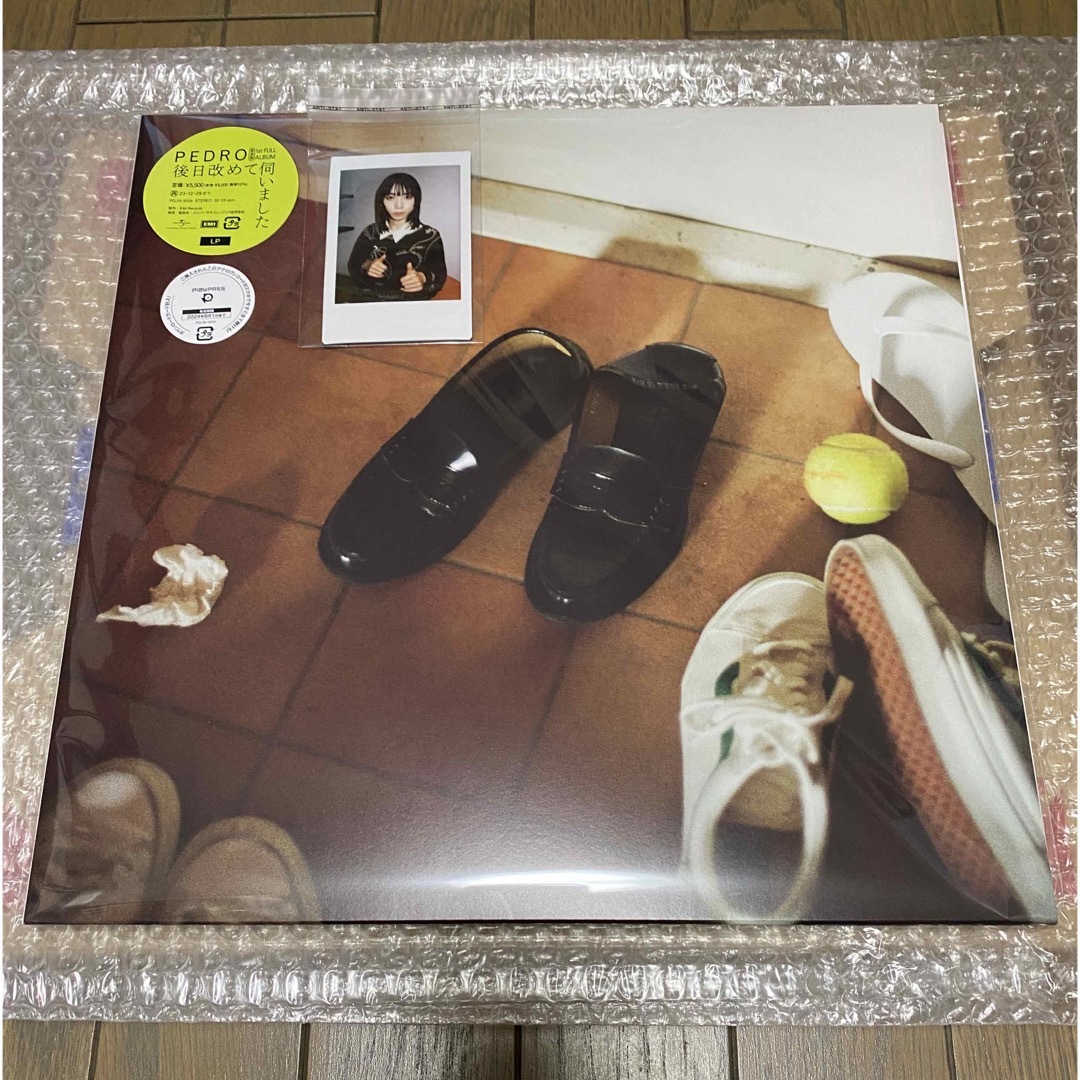 PEDRO「後日改めて伺いました」LP アナログレコード 特典チェキ付き-