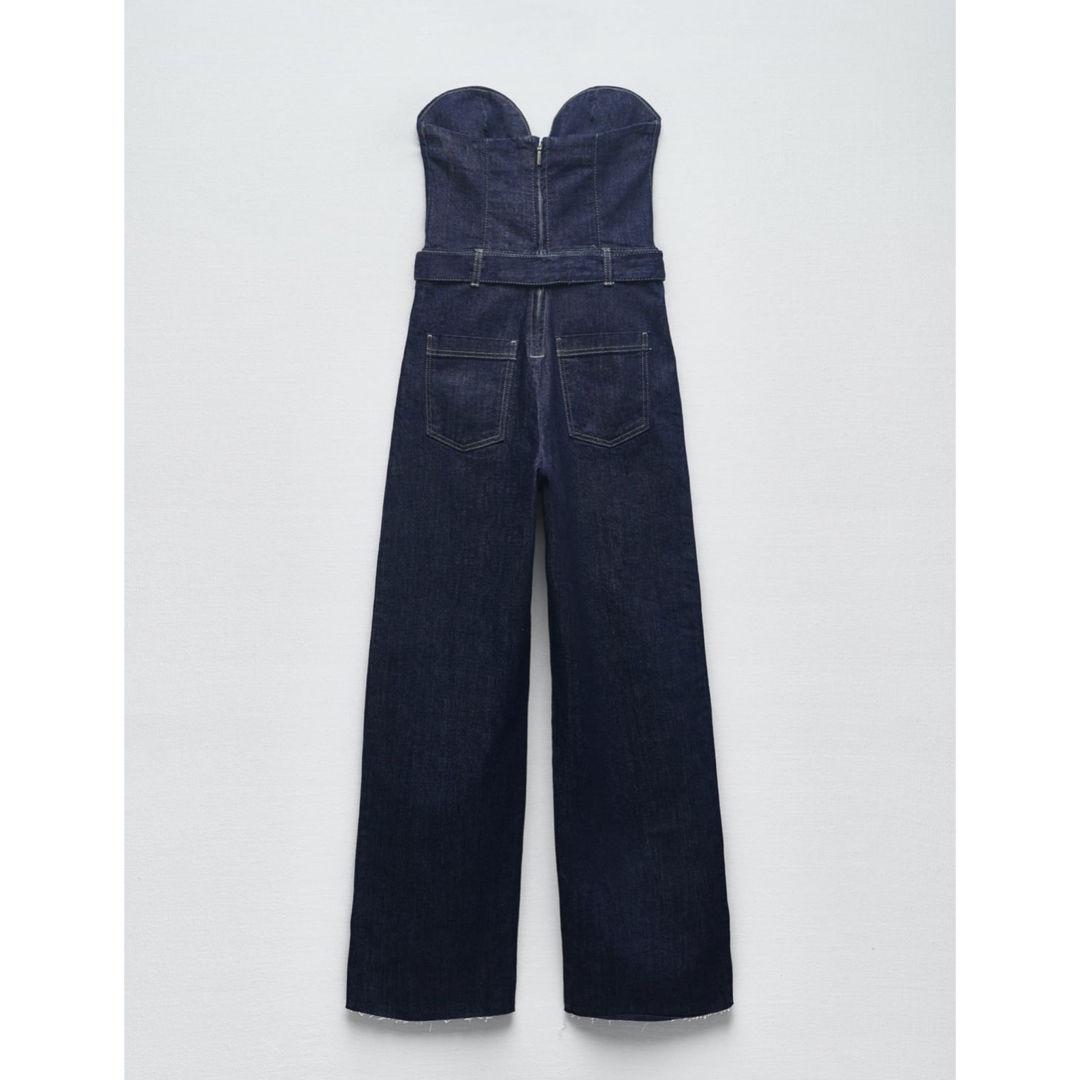 ZARA ZW ビスチェデニムジャンプスーツ S ZARA ZW ビスチェデニムジャンプスーツ S