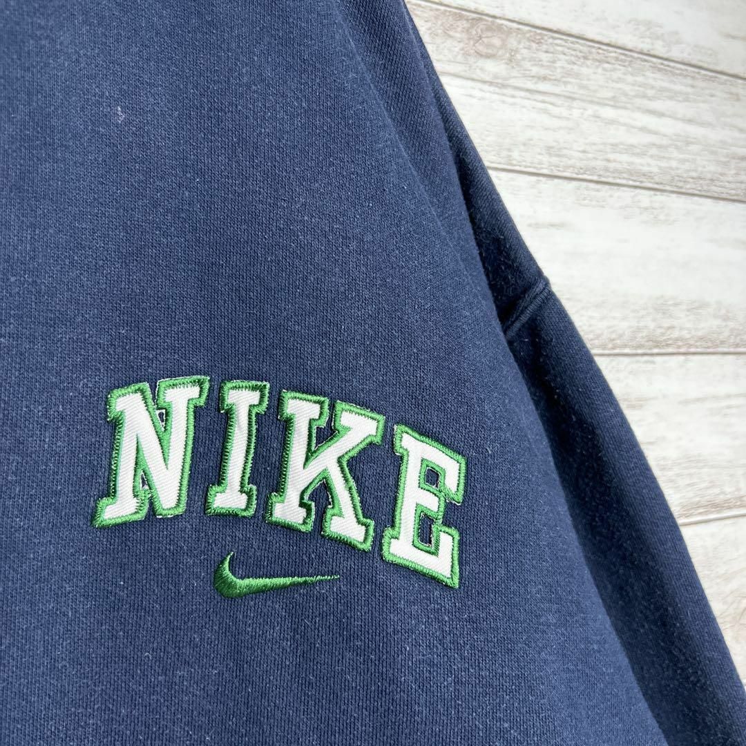 NIKE - 【入手困難!!】ナイキ ✈︎刺繍 ハーフジップ ゆるだぼ 裏起毛