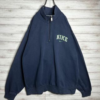 NIKE - 【入手困難!!】ナイキ ✈︎刺繍 ハーフジップ ゆるだぼ 裏起毛 ...