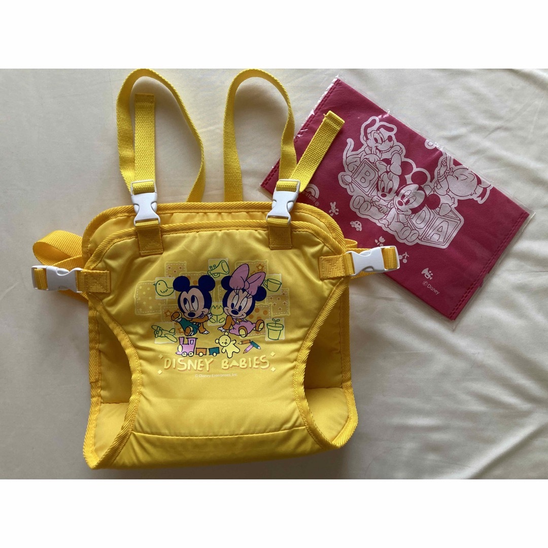 Disney(ディズニー)のDisney BABY チェアベルト おむつ袋付き キッズ/ベビー/マタニティの授乳/お食事用品(その他)の商品写真