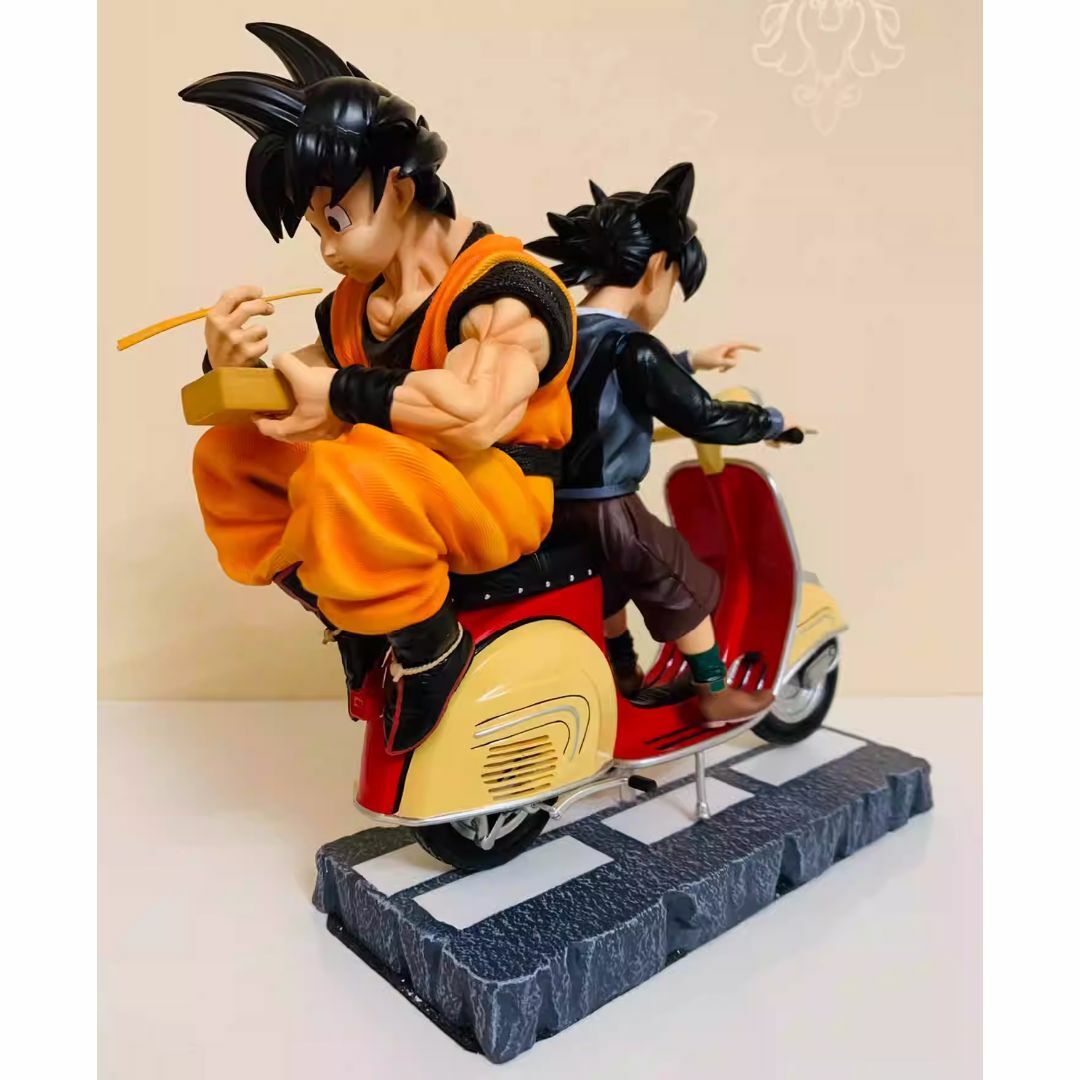 ドラゴンボール 孫悟空 悟飯 バイク フィギュア ガレージキット 1/6スケール 8