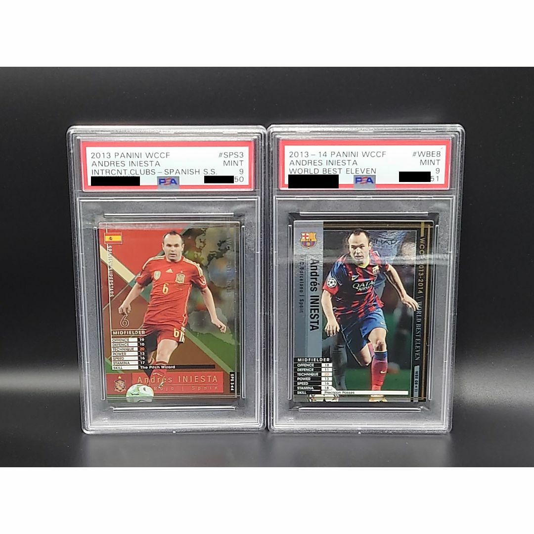 WCCF アンドレス・イニエスタ 13-14 連番セット PSA9