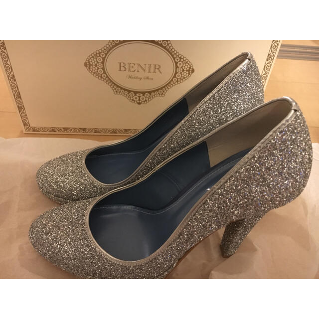 BENIR ベニル グリッターパンプス ウエディングシューズの通販 by ... BENIR グリッターパンプス ラメパンプス ヒール