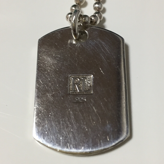 POLO RALPH LAUREN(ポロラルフローレン)の値下げしました☆【中古】ラルフローレン ドッグタグ ネックレス メンズのアクセサリー(ネックレス)の商品写真