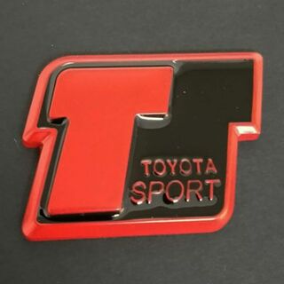 TOYOTA SPORT トヨタ　スポーツ　３D エンブレム　 Cタイプ　1枚(車外アクセサリ)