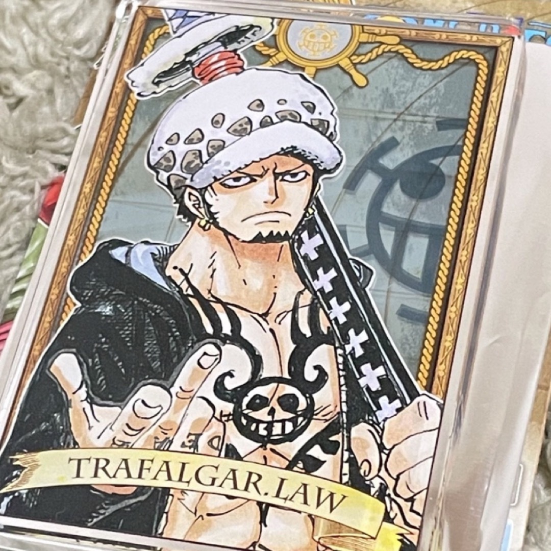 ONE PIECE ステータスカード　ゾロ　ジンベイ