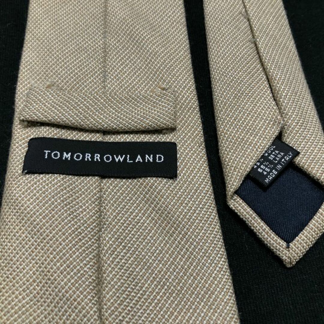TOMORROWLAND MADE IN ITALY ウール ソリッドネクタイ-