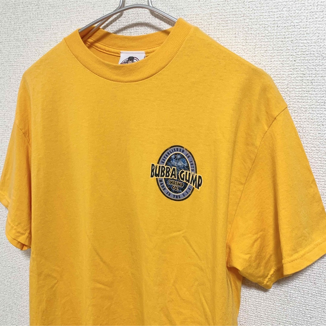 1年保証』 00s☆フォレストガンプ☆ BUBBA 白 ババガンプTシャツ GUMP