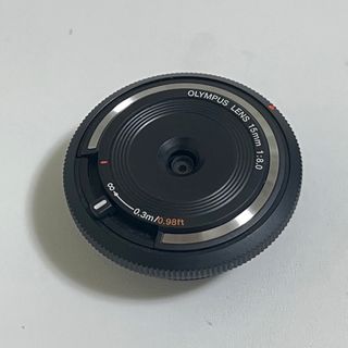 オリンパス(OLYMPUS)の【美品】OLYMPUS ボディキャップレンズ BCL-1580(レンズ(単焦点))