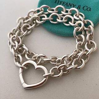 Tiffany ヴィンテージ ラウンド クラスプ リンク ブレスレット希少美品