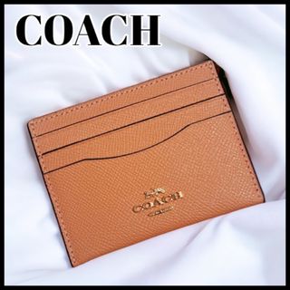 コーチ(COACH)の新品【COACH】コーチ スリム ID カード ケース 定期入れ 名刺入れ (パスケース/IDカードホルダー)