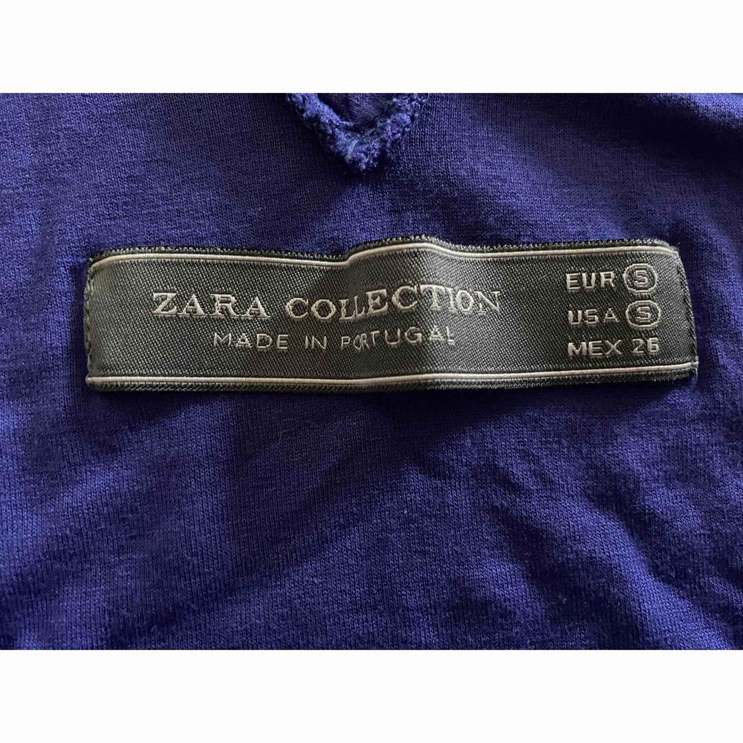 ZARA(ザラ)のZARAザラコレクション☆ブルーのワンピース レディースのワンピース(ひざ丈ワンピース)の商品写真