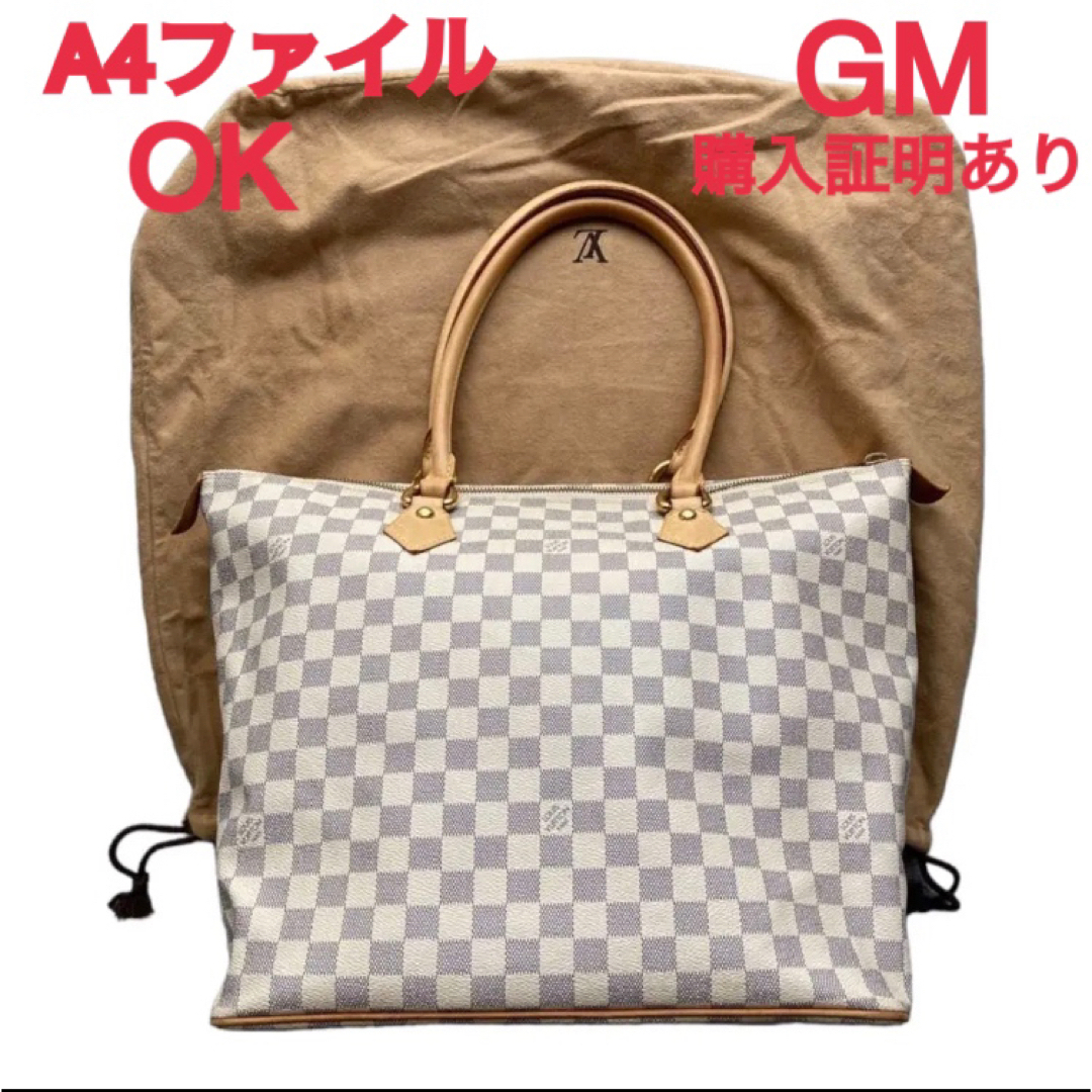 LOUIS VUITTON - 美品 ルイヴィトン サレヤ GM アズール ファスナー