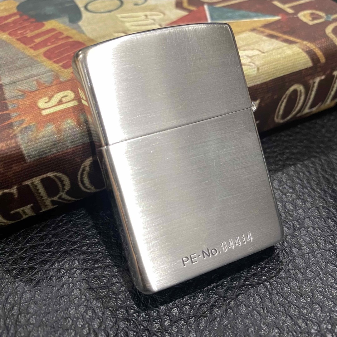 【ZIPPO】Peace シルバー ジッポライター 両面刻印 希少品 未使用