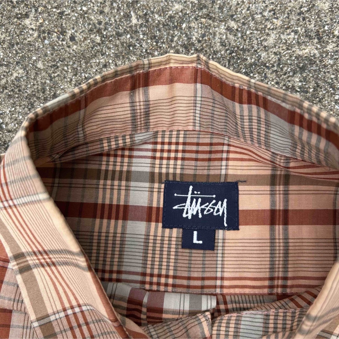 STUSSY(ステューシー)のレア　希少　入手困難　90s stussy 紺タグ　MADE IN USA メンズのトップス(シャツ)の商品写真