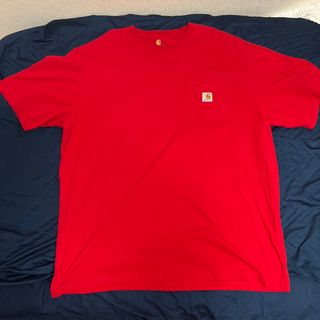 カーハート(carhartt)のCarhartt 半袖Tシャツ 赤 2XL(Tシャツ/カットソー(半袖/袖なし))