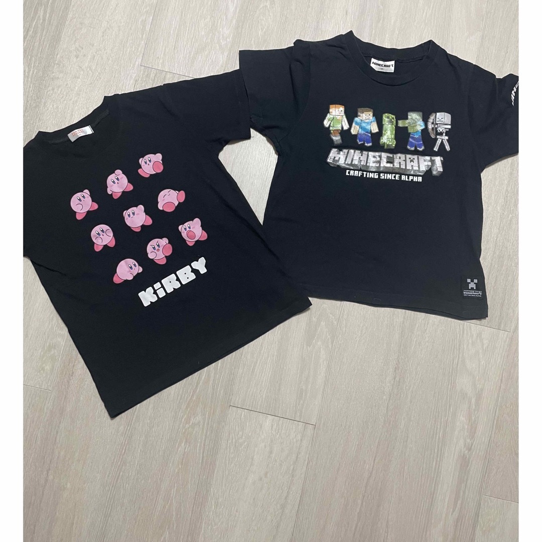 任天堂(ニンテンドウ)の星のカービィ&マイクラTシャツセット/140 キッズ/ベビー/マタニティのキッズ服男の子用(90cm~)(Tシャツ/カットソー)の商品写真