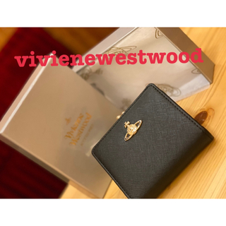 ヴィヴィアンウエストウッド(Vivienne Westwood)のヴィヴィアン　折り財布　レディース　ブラック　黒(財布)