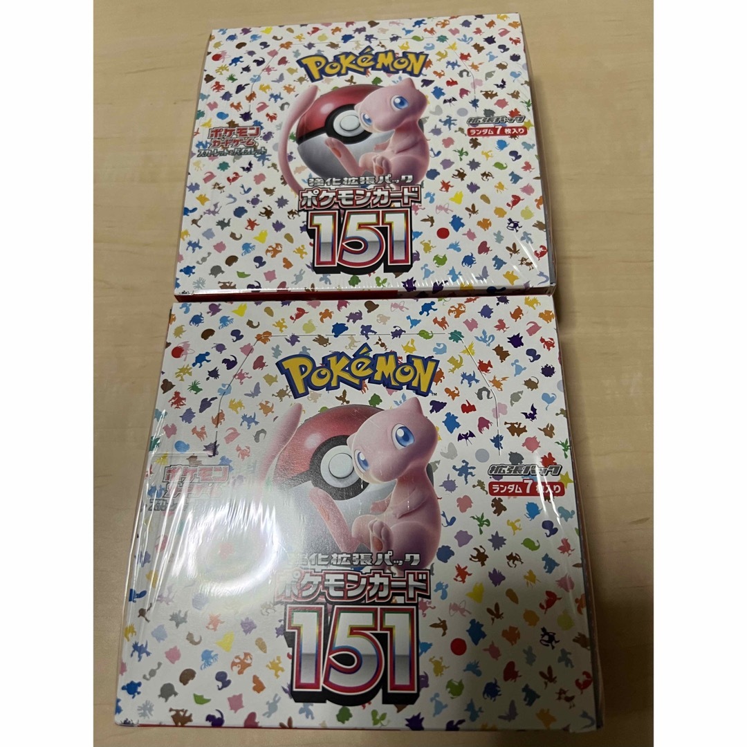 ポケモンカード１５１　シュリンク付き　2 BOX