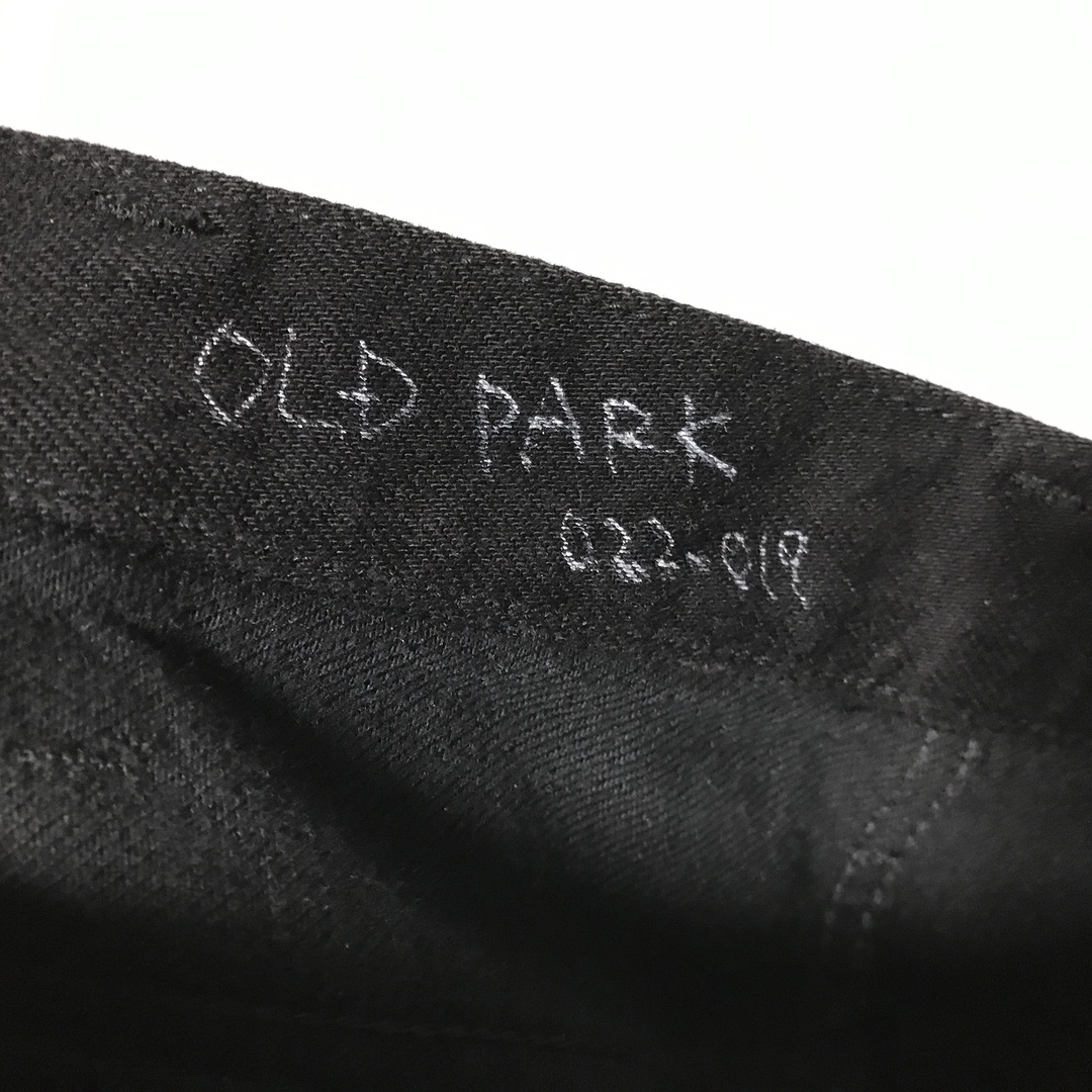 OLD PARK リメイク サルエル パッチワーク デニムパンツ オールドパーク