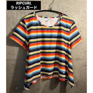 リップカール(Rip Curl)のRIPCURL リップカール　ラッシュガード　半袖 レディース 新品 Mサイズ(水着)