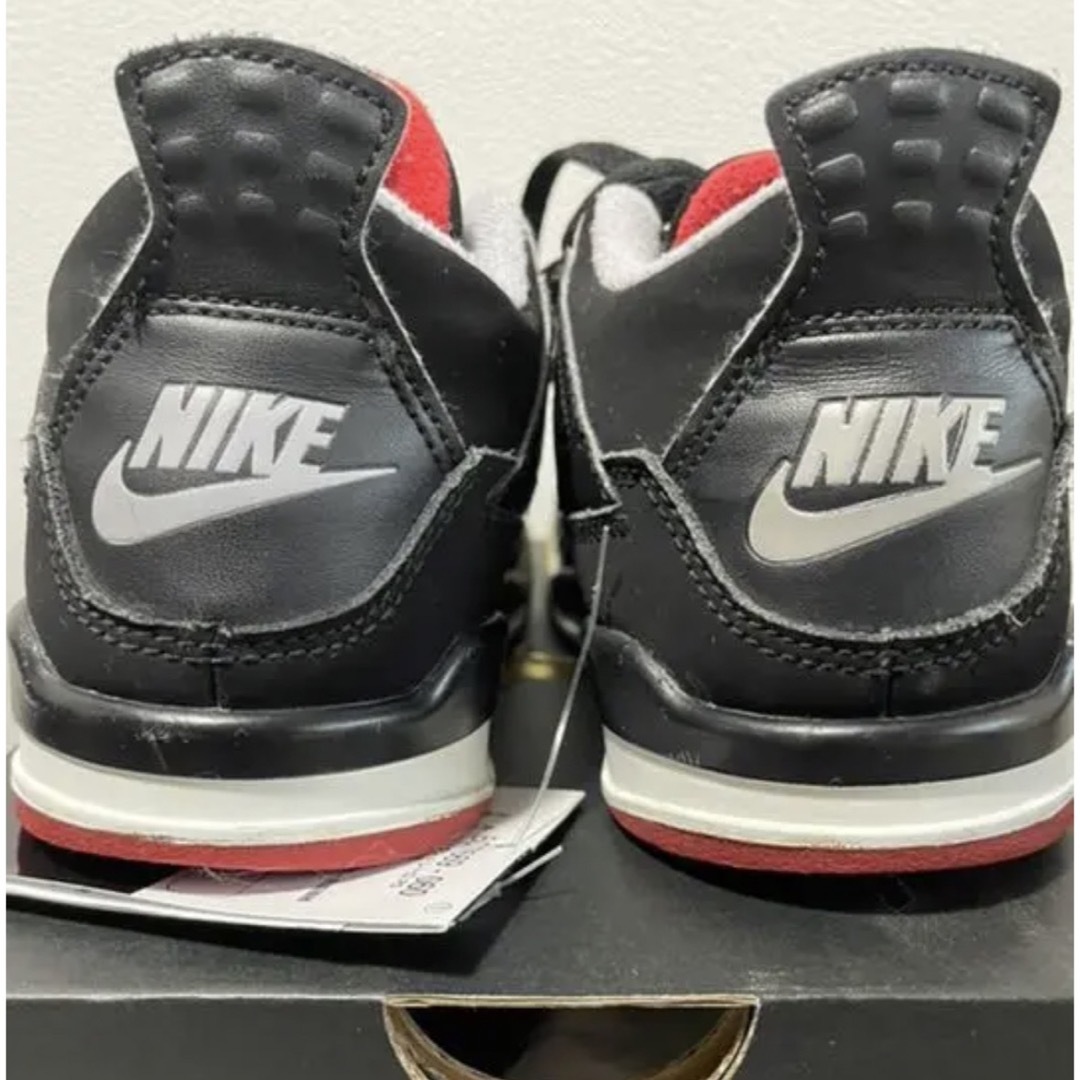 Jordan Brand（NIKE）(ジョーダン)のナイキ エアジョーダン4 レトロ ブレッド 19cm キッズ/ベビー/マタニティのキッズ靴/シューズ(15cm~)(スニーカー)の商品写真