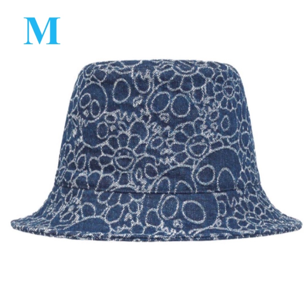 Flowers Skulls Denim Hat Takashi 村上隆 M-
