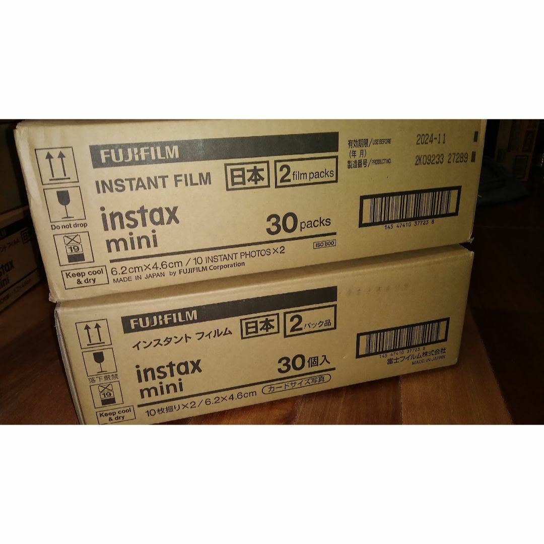 富士フイルム - instax MINI チェキフィルム 20枚入り×60個（元箱×2箱 ...