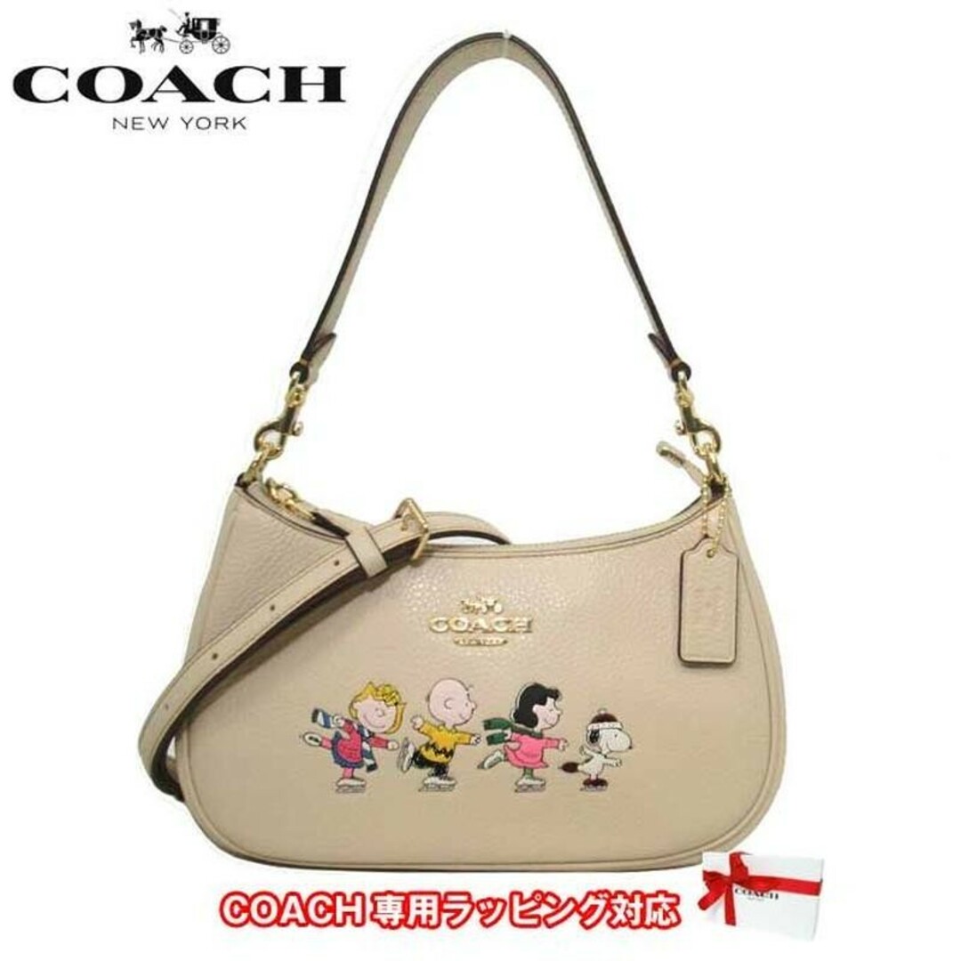 COACH ショルダーバッグ CE861 IMOQY スヌーピー レディース