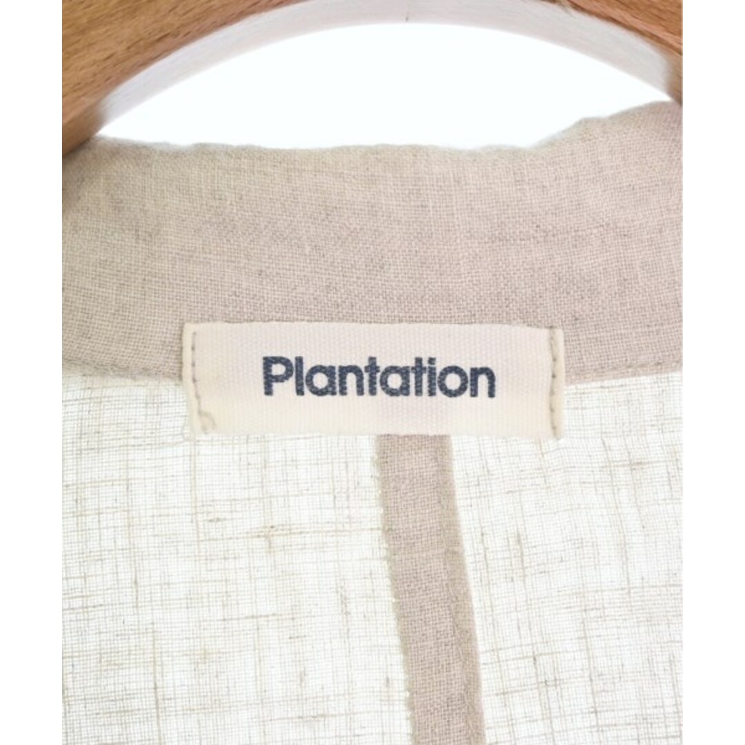 春夏ポケットplantation プランテーション コート（その他） M ベージュ