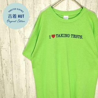 ギルタン(GILDAN)のUSA古着 GILDAN　企業ロゴ　アメカジTシャツ　半袖　グリーン(Tシャツ/カットソー(半袖/袖なし))