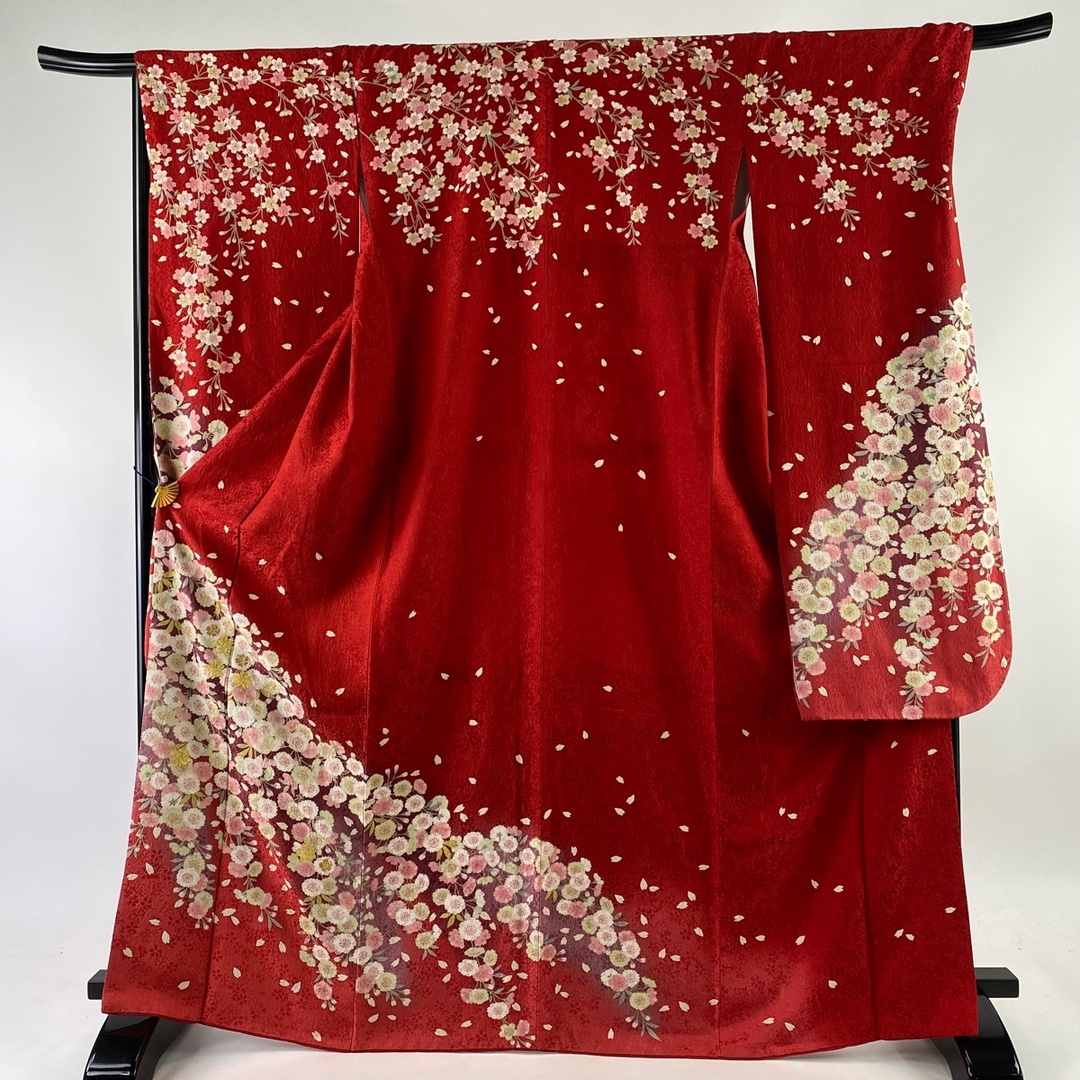 最新製品 振袖 美品 名品 身丈169cm 裄丈69cm 正絹 【中古】 着物
