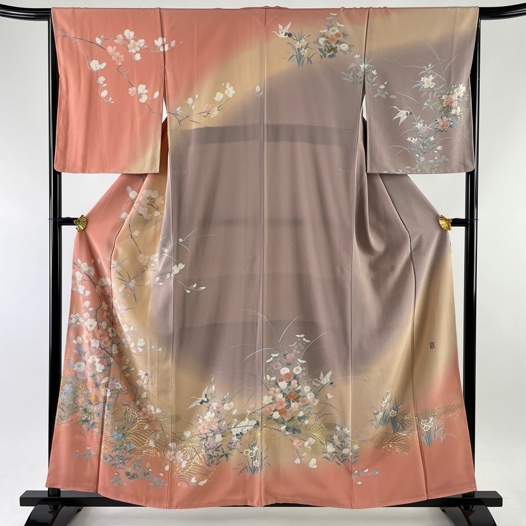 訪問着 美品 名品 身丈159.5cm 裄丈66cm 正絹