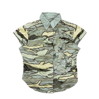 マハリシ(MAHARISHI)のMaharishi Embroidered Dragon Camo Shirt(シャツ/ブラウス(半袖/袖なし))