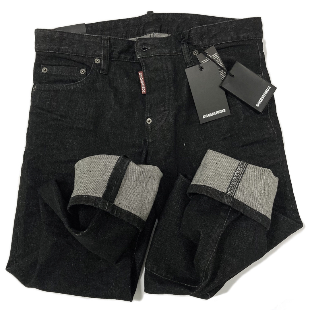 DSQUARED2 - 新品 定価6.6万円 DSQUARED2 SLIM JEAN ブラックデニムの ...