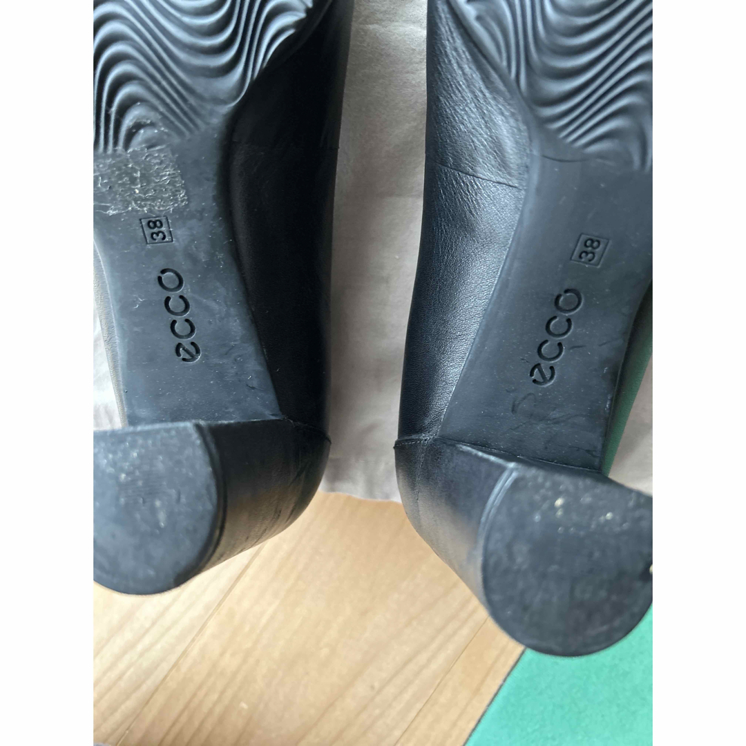 eccoパンプス黒 レディースの靴/シューズ(ハイヒール/パンプス)の商品写真
