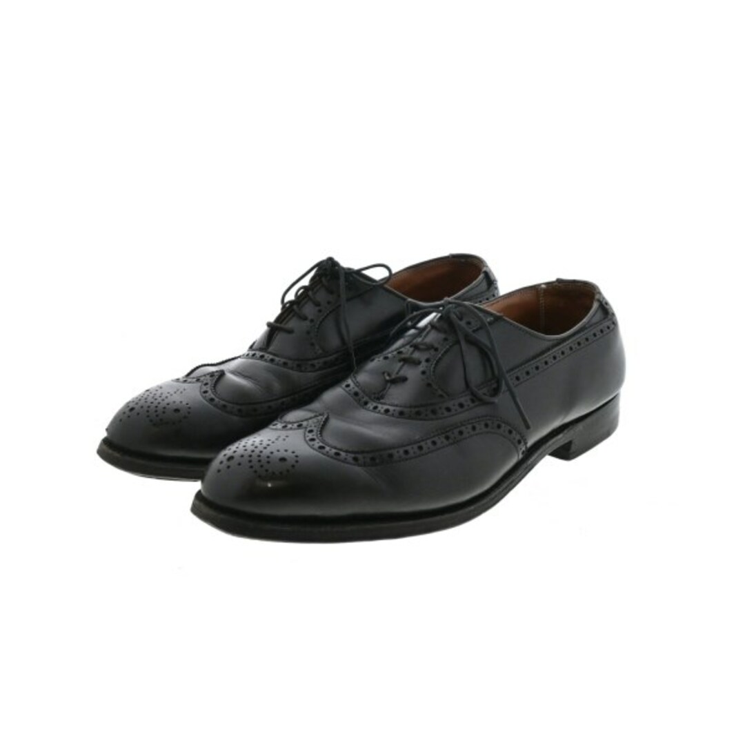 ALDEN ビジネス・ドレスシューズ US8(26cm位) 黒(総柄)