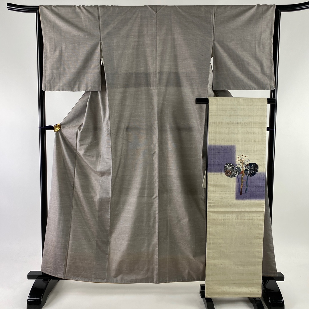 紬 身丈158.5cm 裄丈65.5cm 正絹 秀品