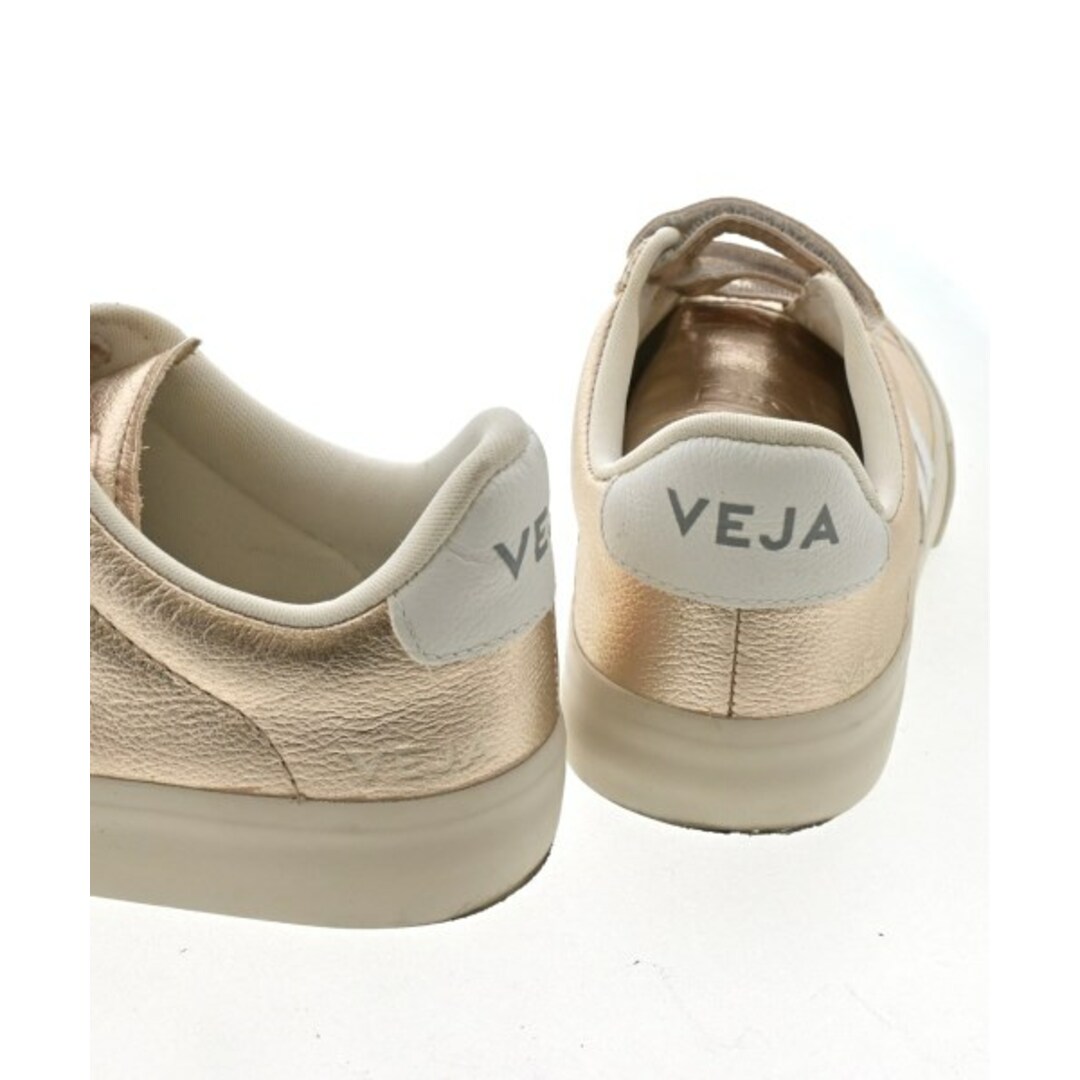 VEJA(ヴェジャ)のveja ベジャ スニーカー 24cm ゴールドx白 【古着】【中古】 レディースの靴/シューズ(スニーカー)の商品写真