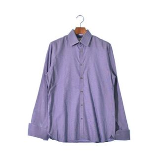 テッドベイカー(TED BAKER)のTED BAKER カジュアルシャツ 15.5(M位) 紫系x白(総柄) 【古着】【中古】(シャツ)