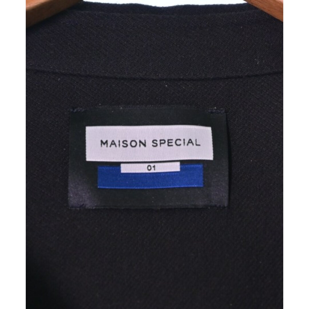 MAISON SPECIAL メゾンスペシャル カジュアルシャツ 1(S位) 黒