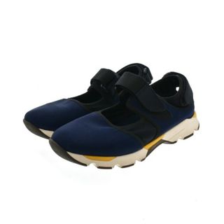 マルニ(Marni)のMARNI マルニ スニーカー EU41(26cm位) 紺x黒 【古着】【中古】(スニーカー)