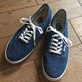 ヴァンズ(VANS)の最終値下げ　未着用美品◯VANS OFF THE WALL デニムレオパード柄◯(スニーカー)