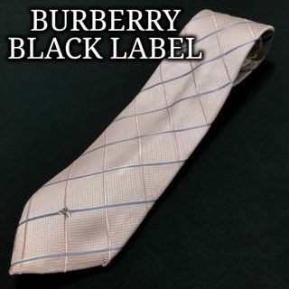 バーバリーブラックレーベル(BURBERRY BLACK LABEL)のバーバリーブラックレーベル ロゴチェック ピンク ネクタイ A102-K15(ネクタイ)